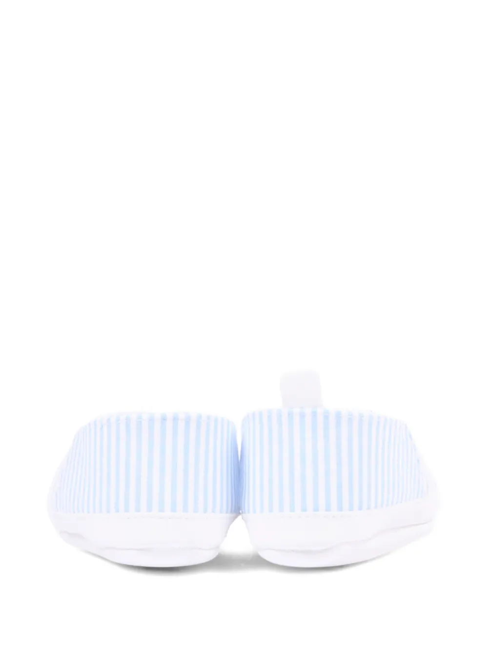 NANAN striped slip-on pre-walker shoes Blauw