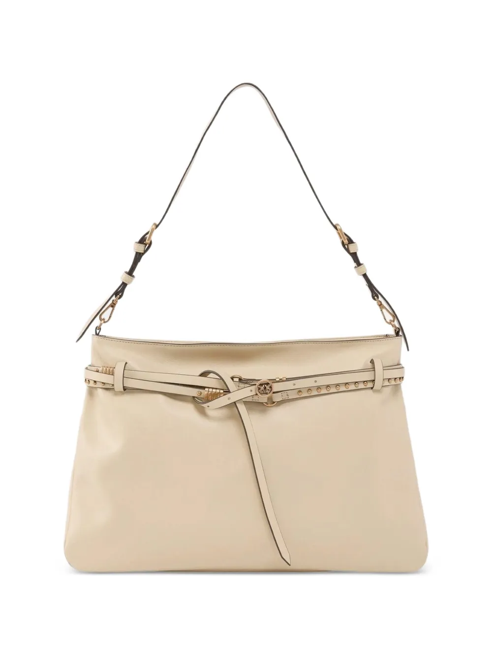 PINKO studded embellished shoulder bag - Toni neutri