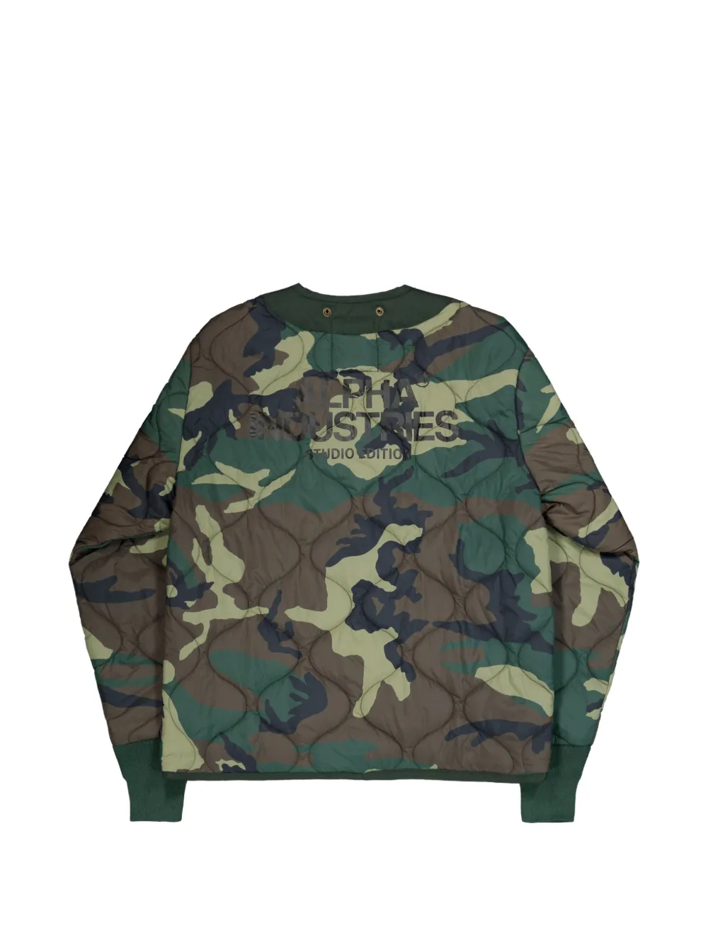 Alpha Industries 카무플라주 퀼팅 재킷 | 패딩 & 다운 재킷 | Image 2