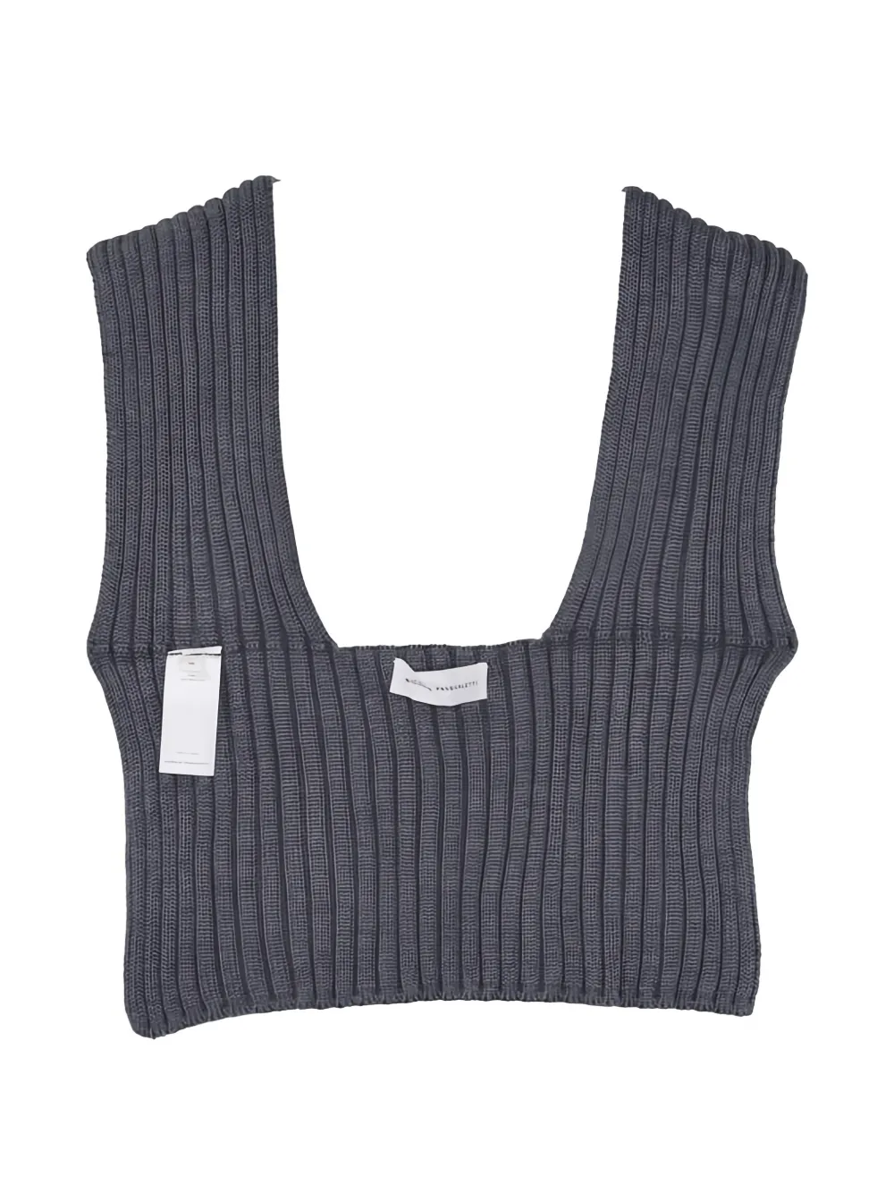 Niccolò Pasqualetti ribbed muffler - Grigio