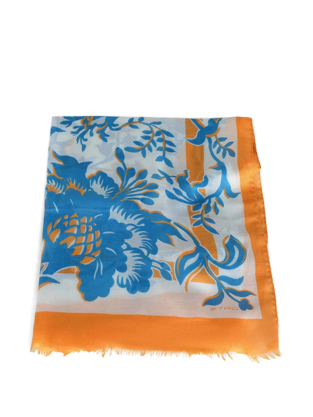ETRO floral boheme scarf - Bianco