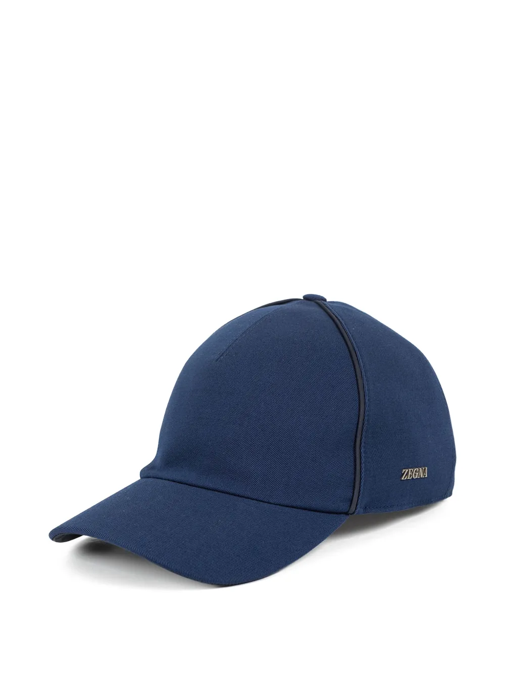 Zegna logo baseball cap - Blu