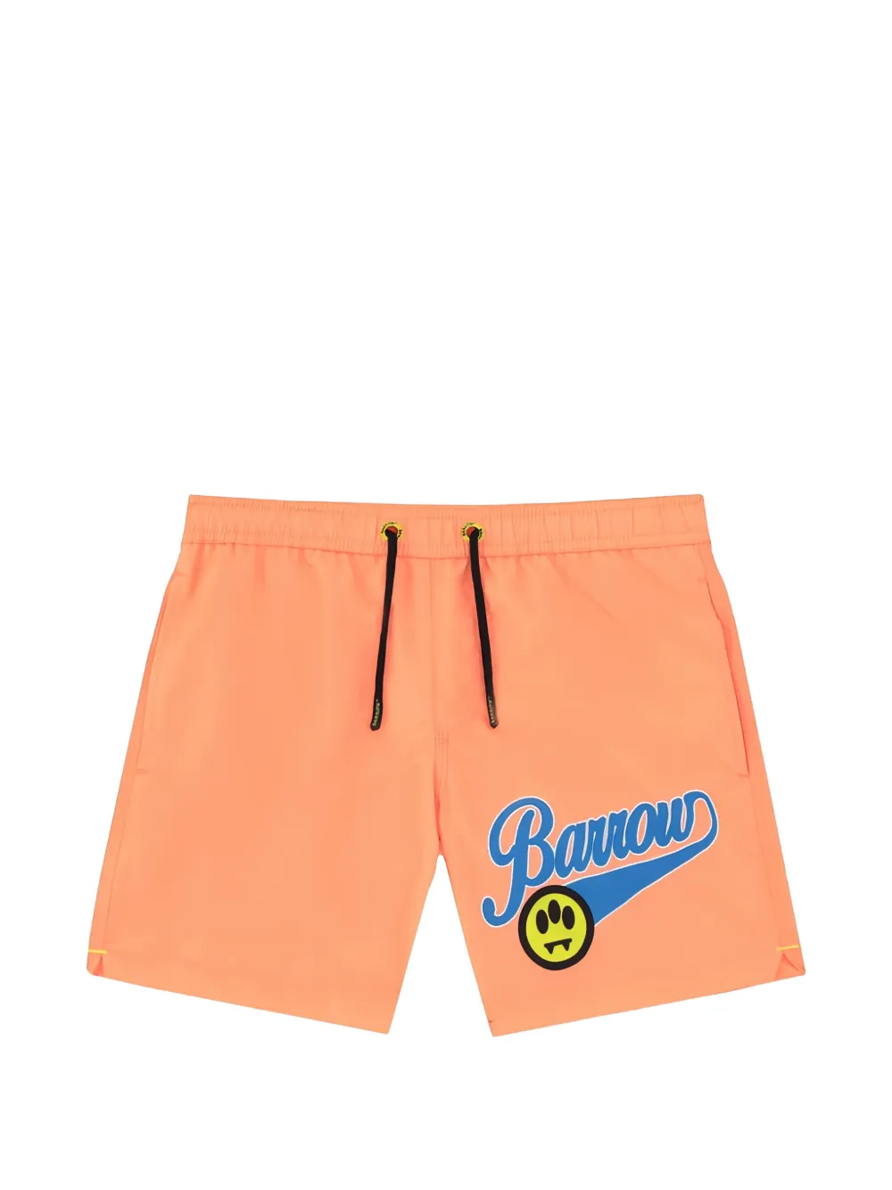 Barrow kids logo-detail swim shorts - Arancione