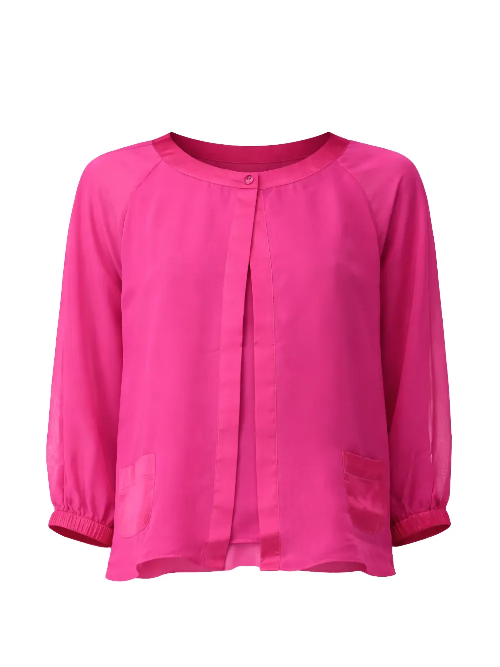 Emporio Armani patch-pocket blouse - Rosa