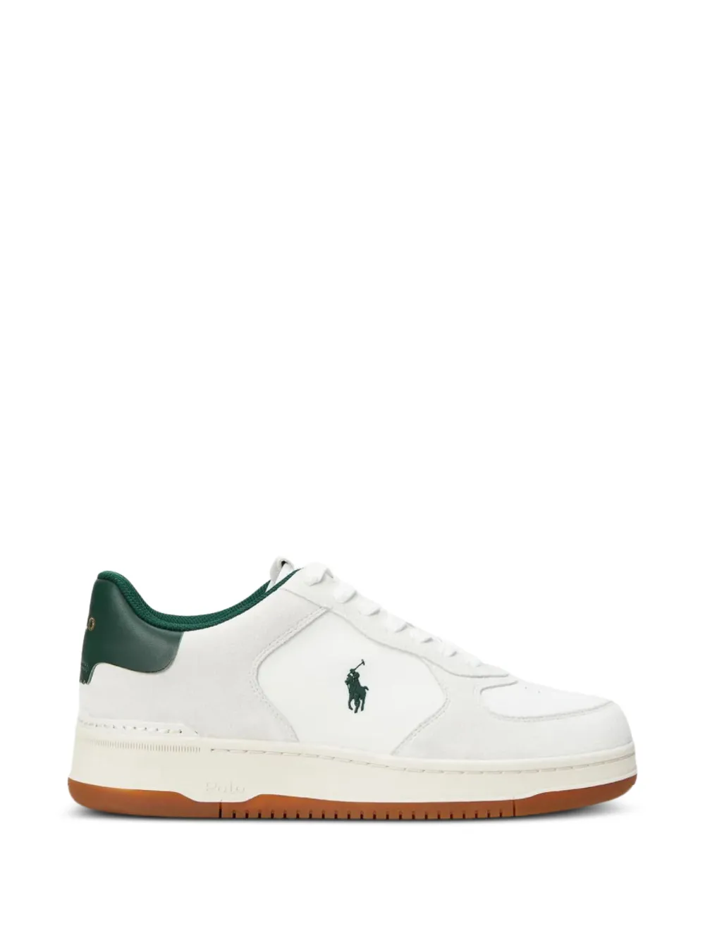 Polo Ralph Lauren logo-embroidered low-top sneakers - Bianco
