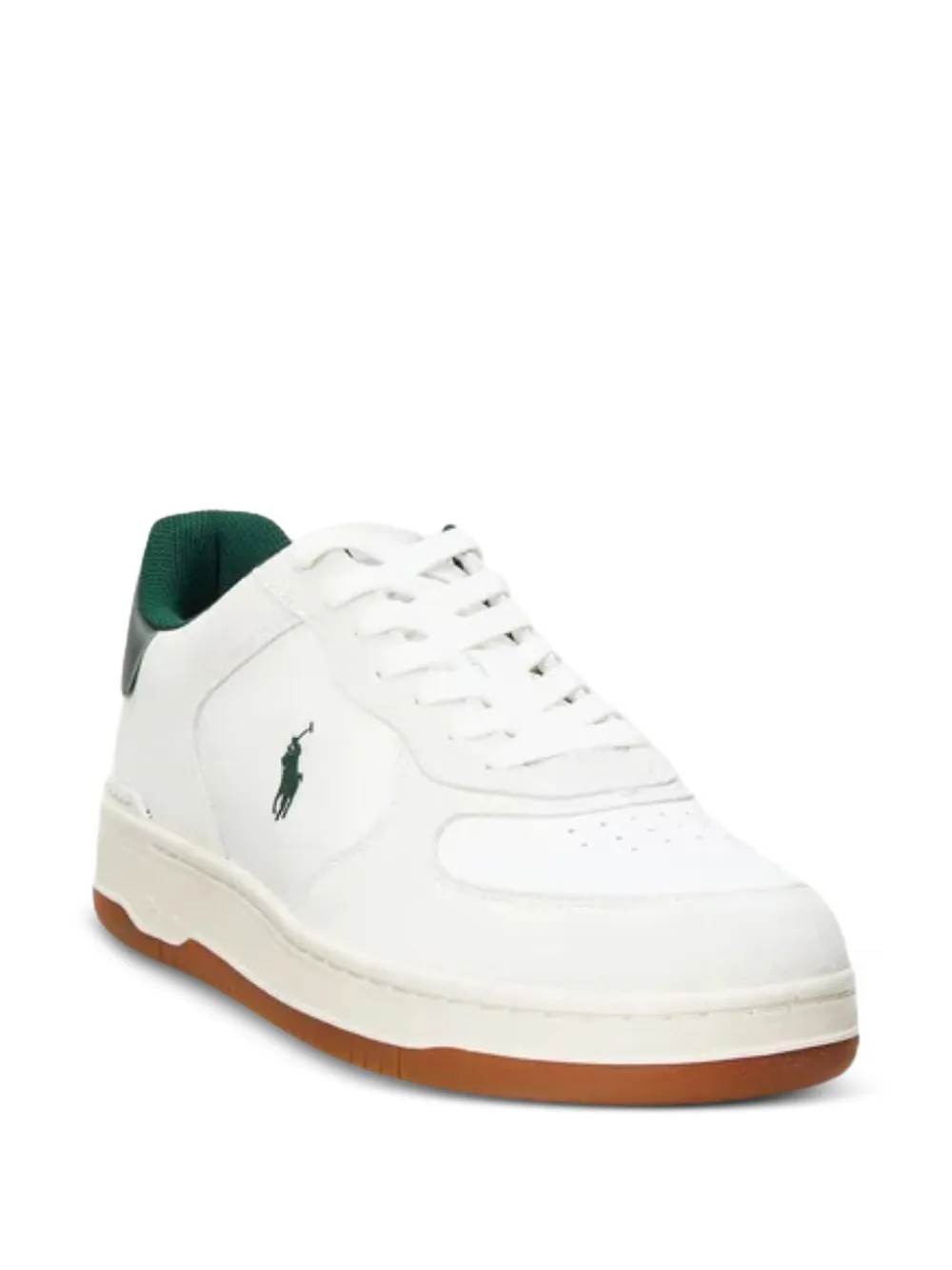 Polo Ralph Lauren logo-embroidered low-top sneakers Wit