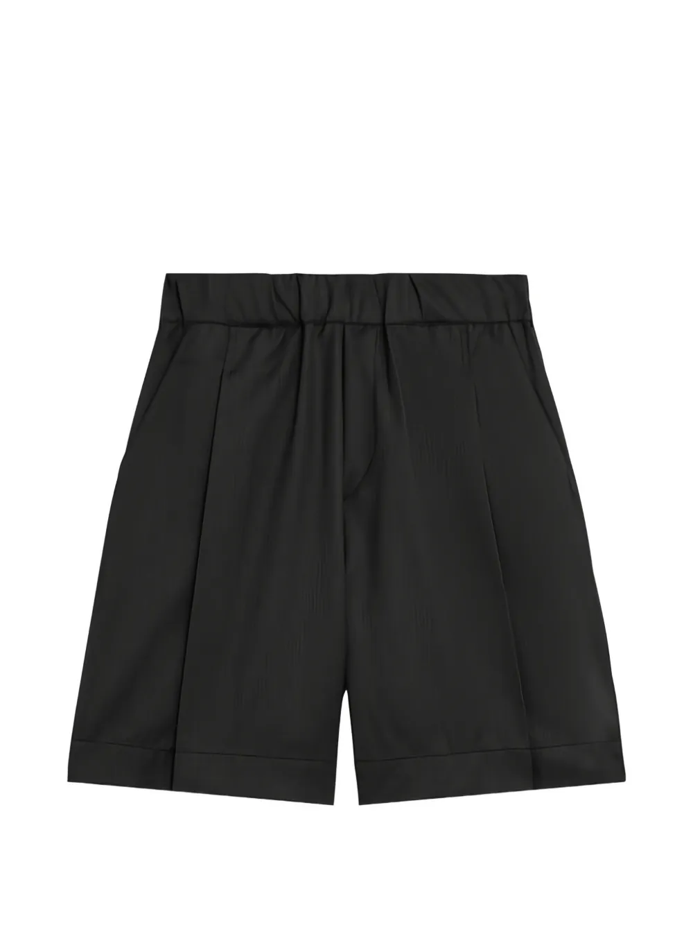 A Paper Kid elasticated-waistband shorts - Nero