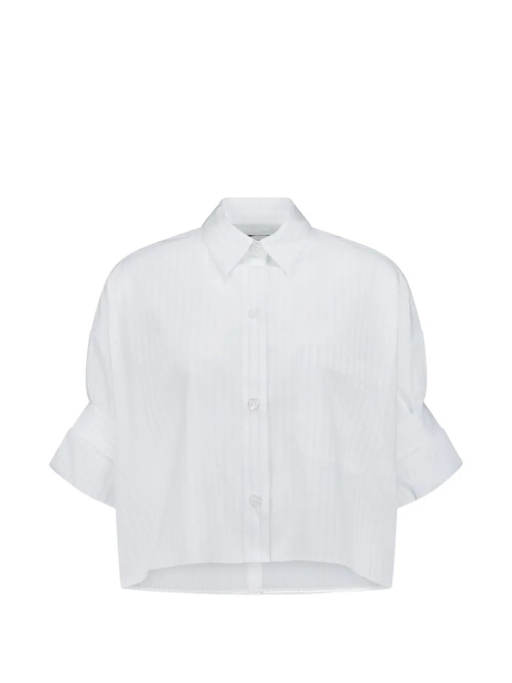 TWP striped shirt - Bianco