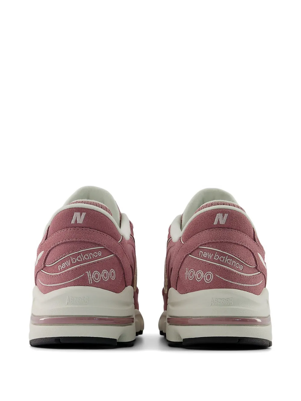 New Balance 1000 suede sneakers Roze