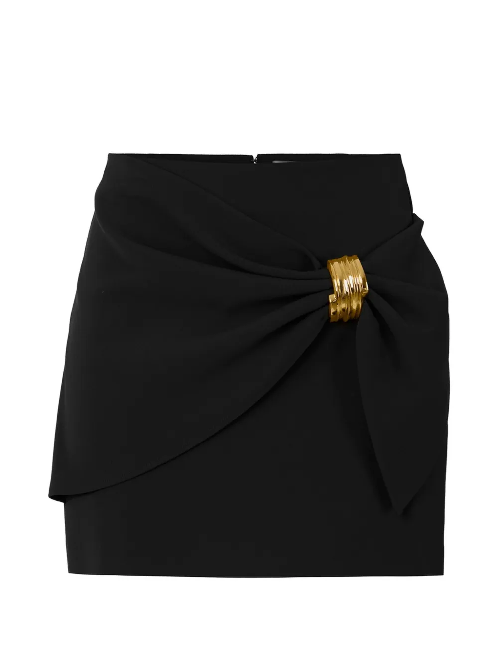 Elisabetta Franchi gathered-detail mini skirt - Nero