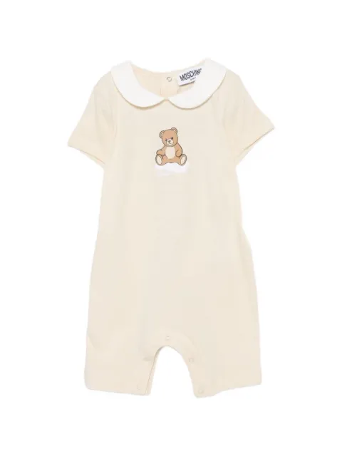 Moschino Kids barboteuse à imprimé ourson