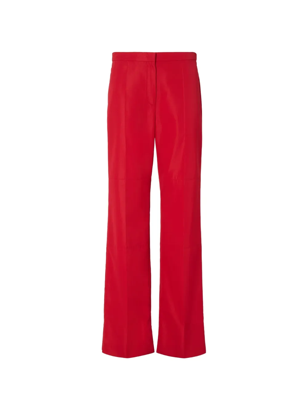 FENDI elasticated wide-leg trousers - Rosso
