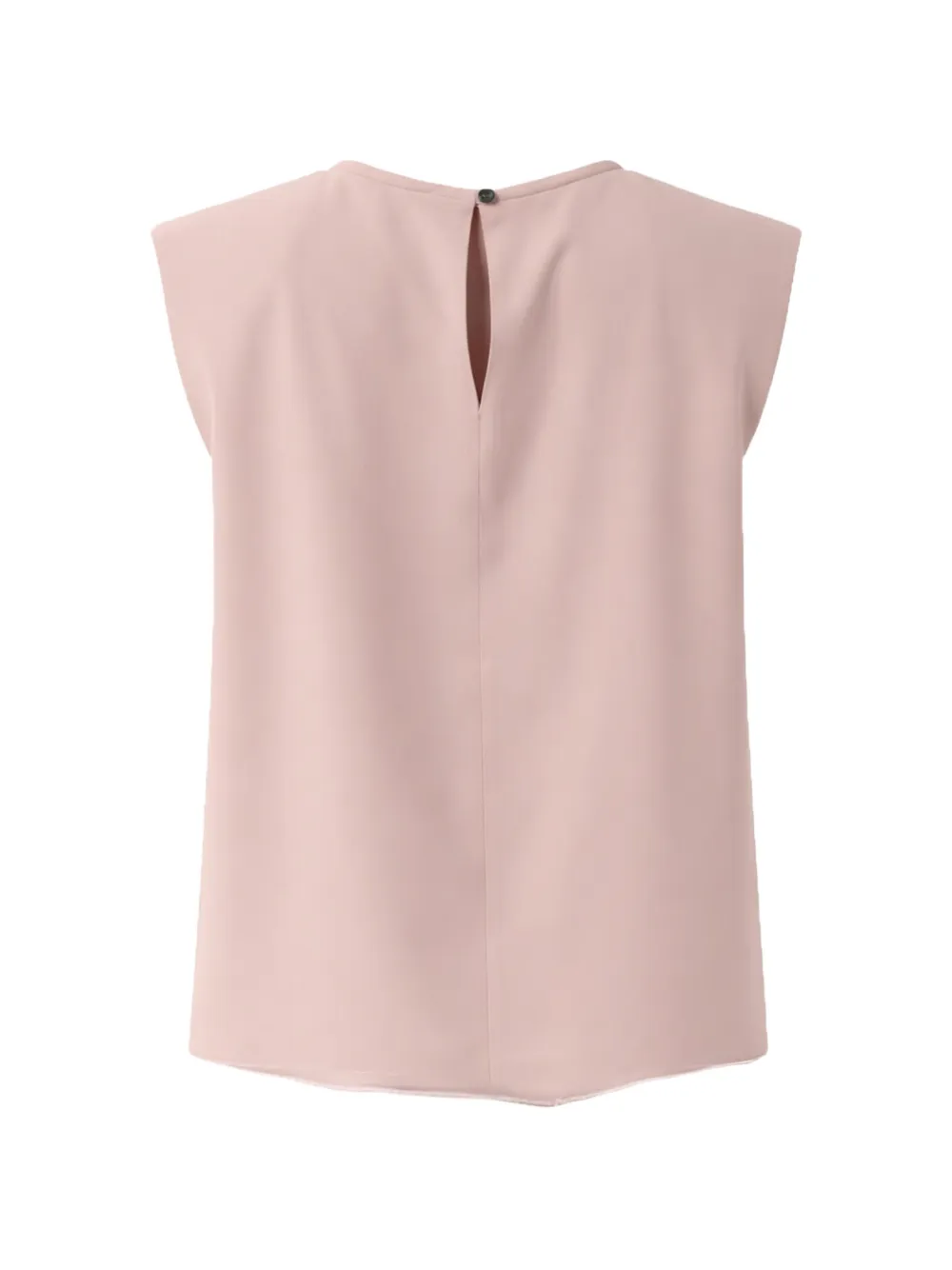 Liviana Conti Mouwloze top met keyhole Roze