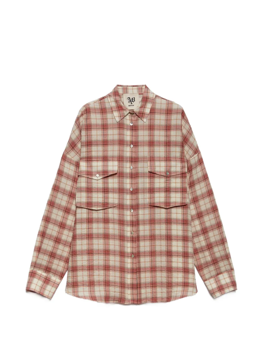 Aniye By Rodeo checked shirt - Rosso