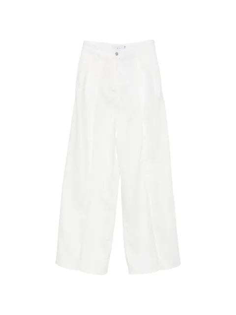 IRO logo-patch wide-leg jeans