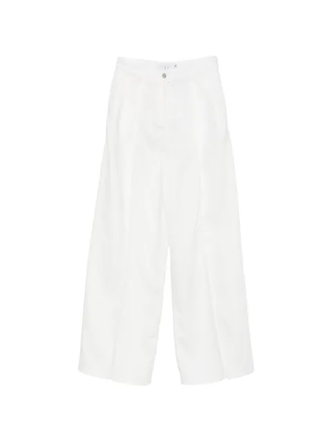 IRO logo-patch wide-leg jeans