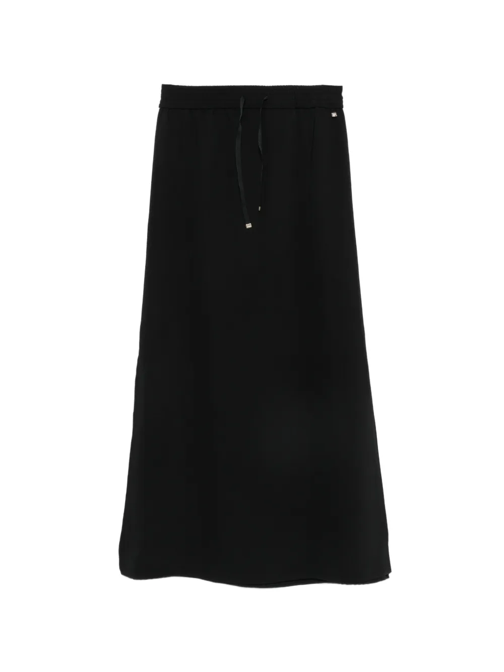 Herno drawstring-waist maxi skirt - Nero