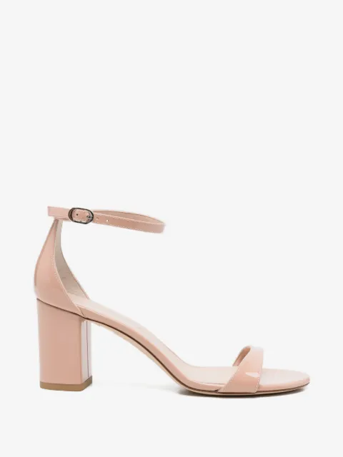 Stuart Weitzman Nudist block-heel sandals