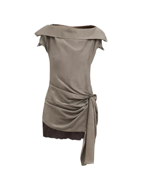 YEHUAFAN draped knotted top