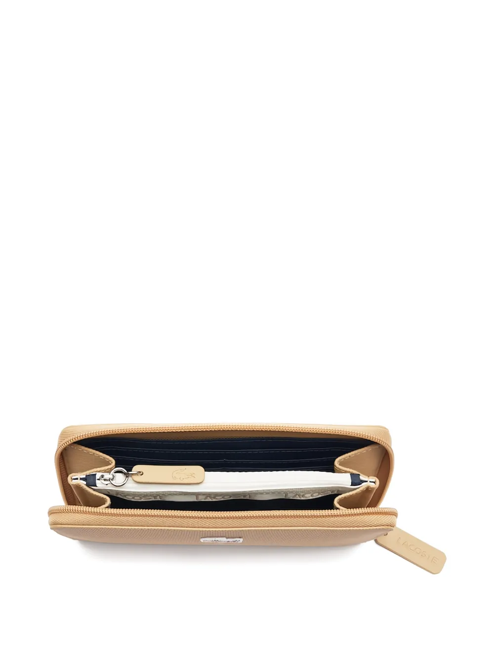 Lacoste Concept Billfold portemonnee met logo Beige