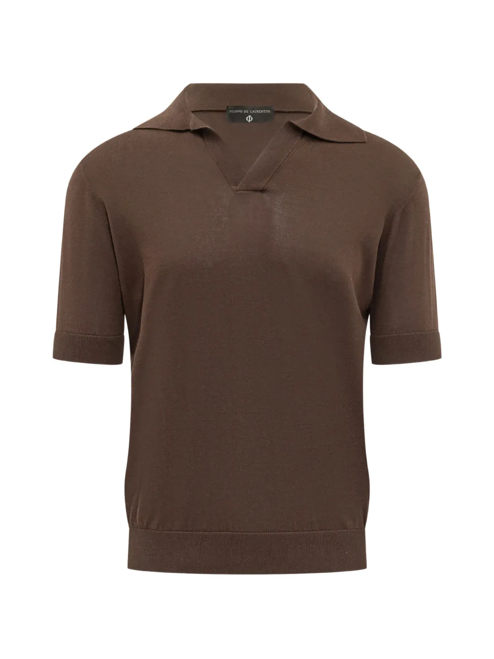 Filippo De Laurentiis short-sleeve polo shirt - Marrone