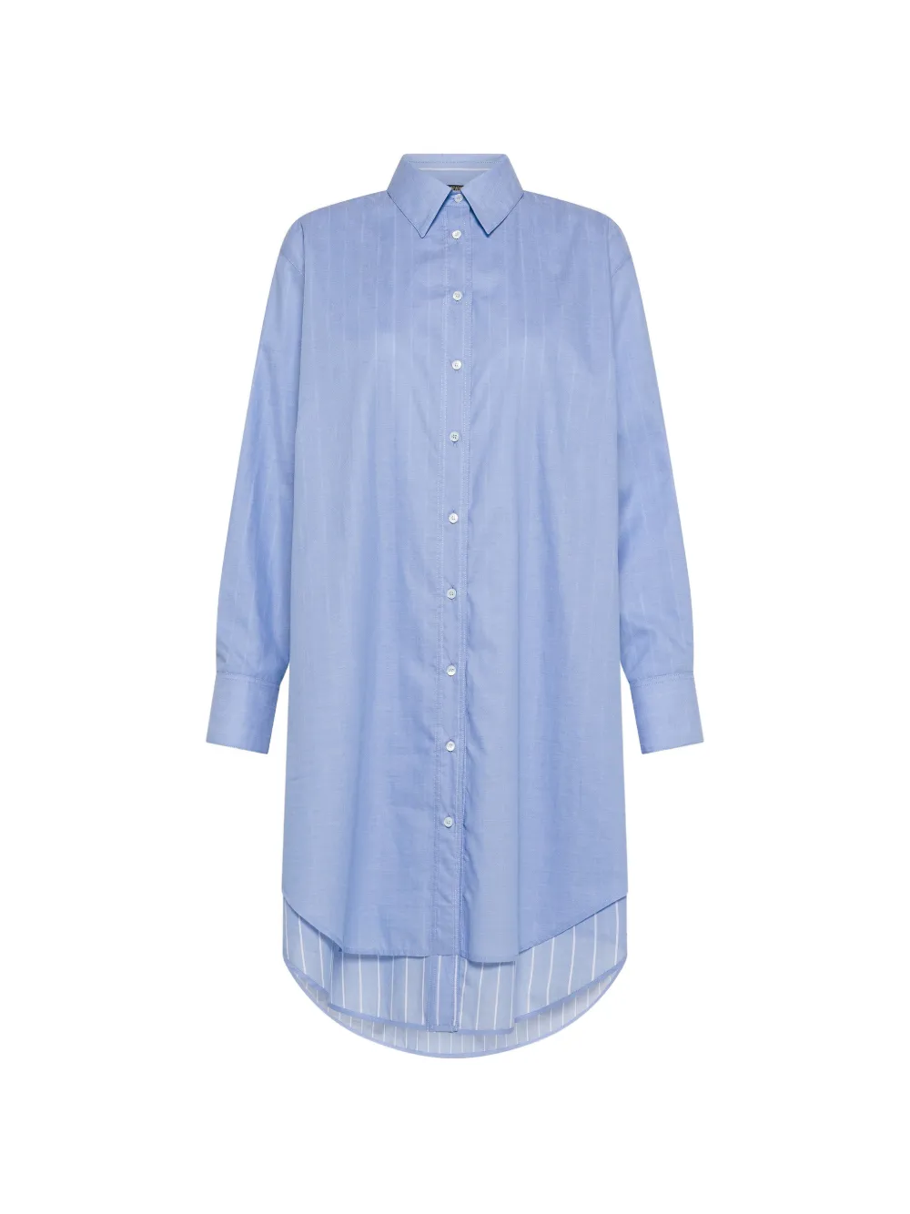 Seventy pinstripe layered dress - Blu