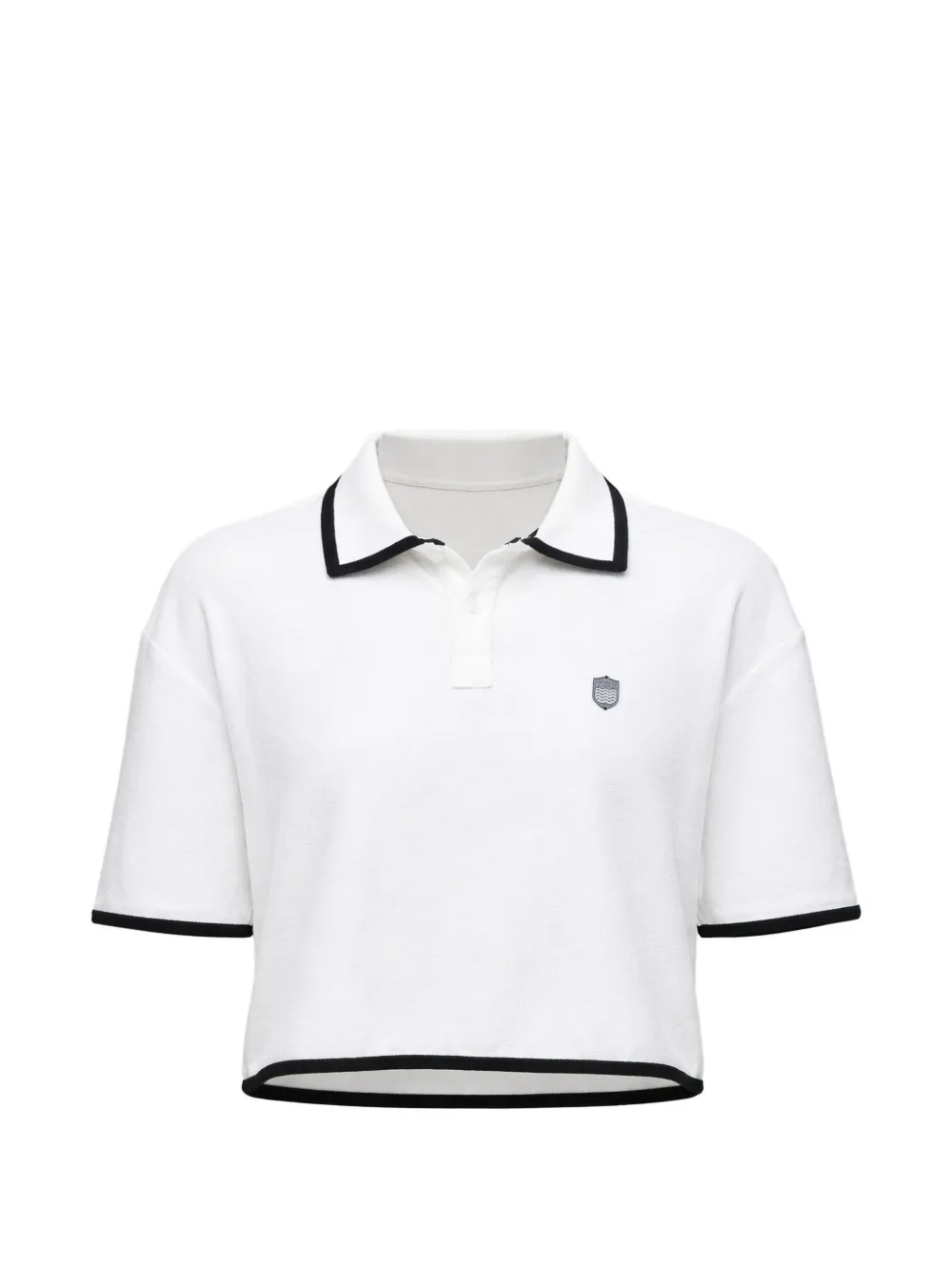 Osklen logo-detail polo top - Bianco