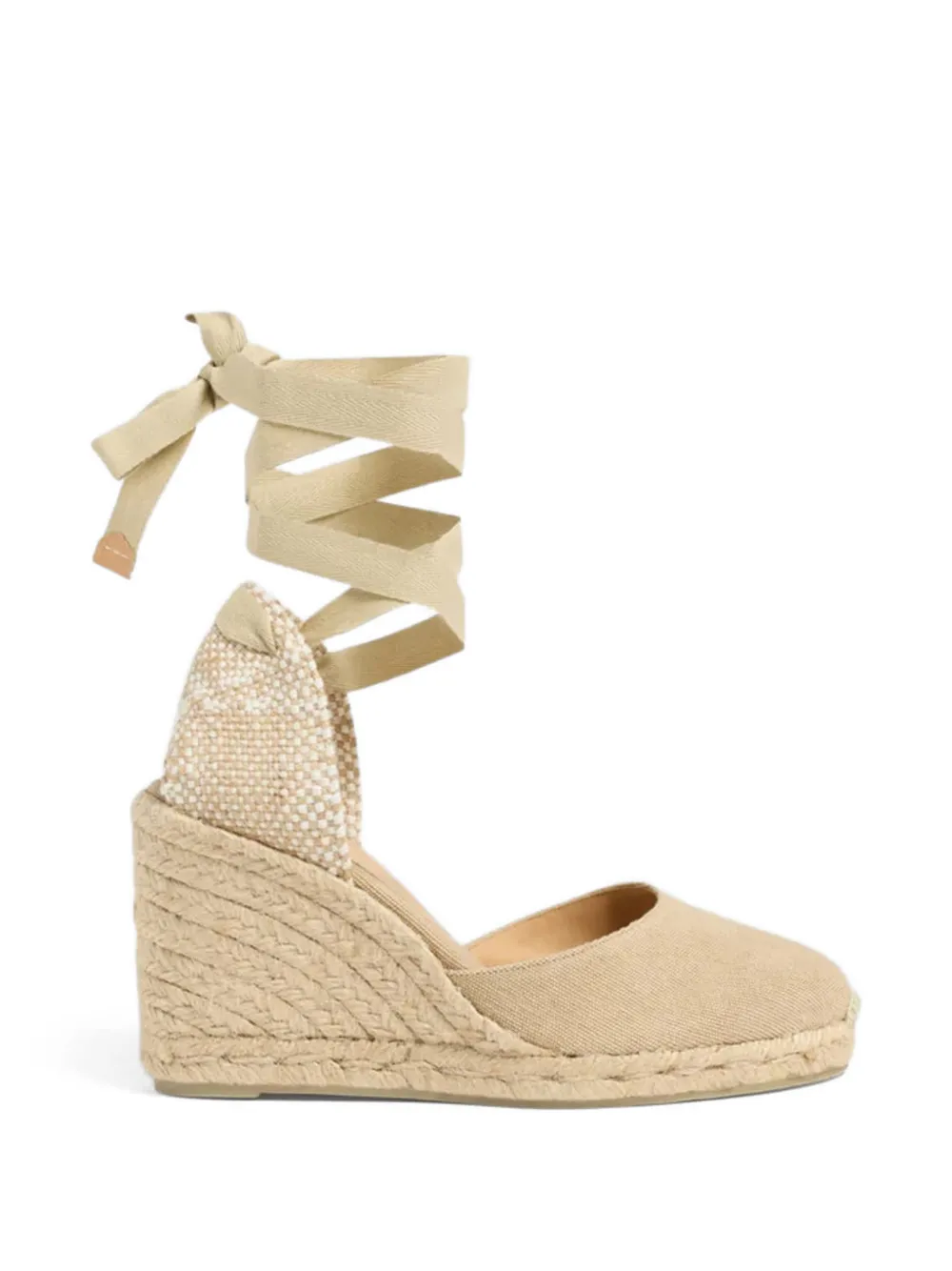 Castañer Carina tie-ankle espadrilles - Toni neutri