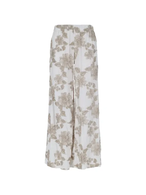 kaos floral-print trousers