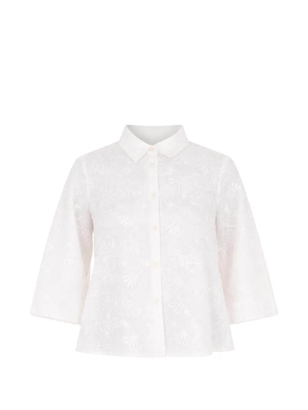 Marella floral shirt - Bianco
