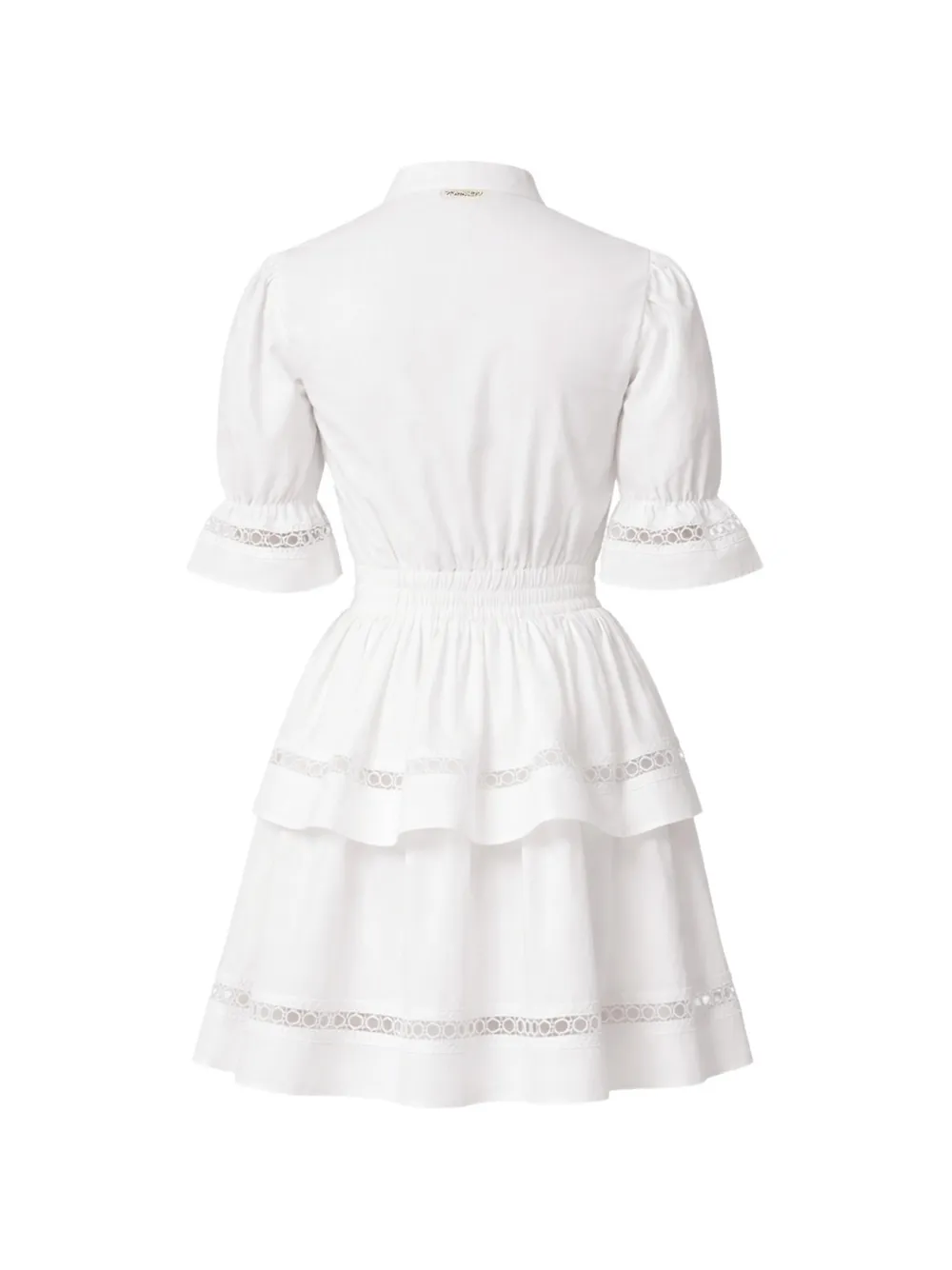 TWINSET Kids Jurk met logodetail Wit