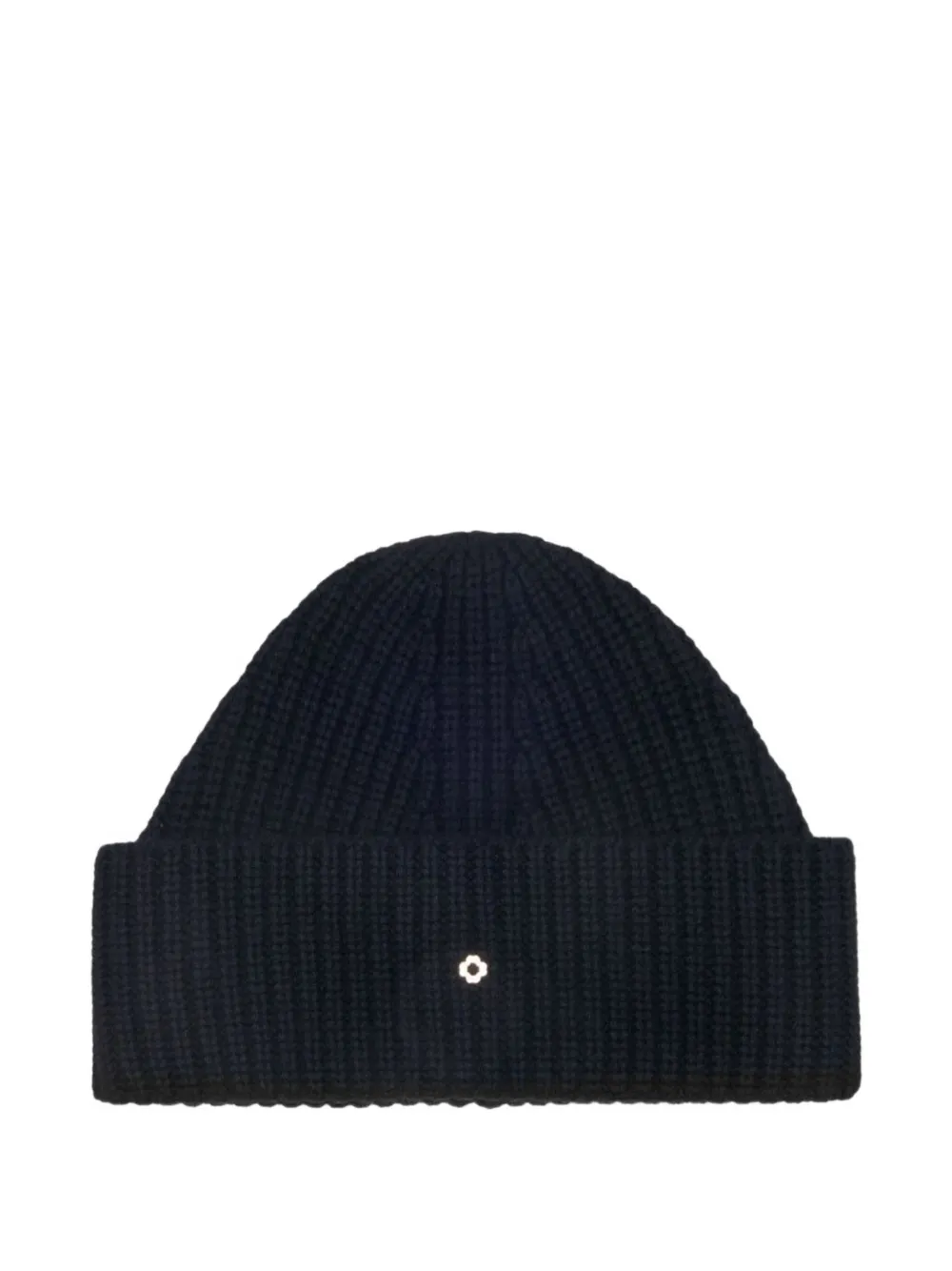 Maje ribbed flower beanie - Blu