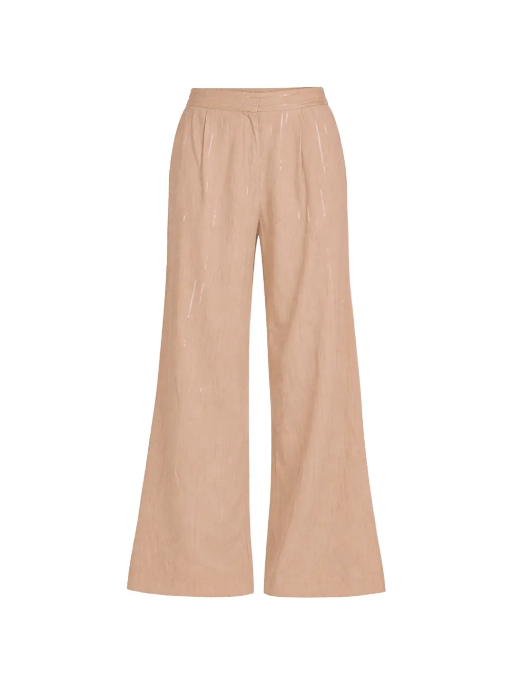 MeimeiJ pinstripe flared trousers - Nude