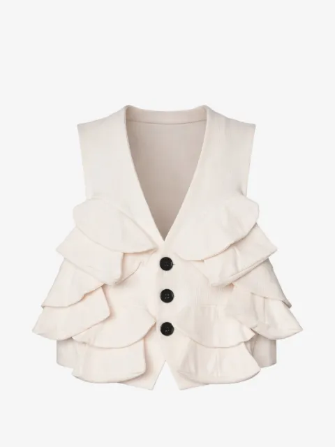 Christopher Nemeth ruffled waistcoat