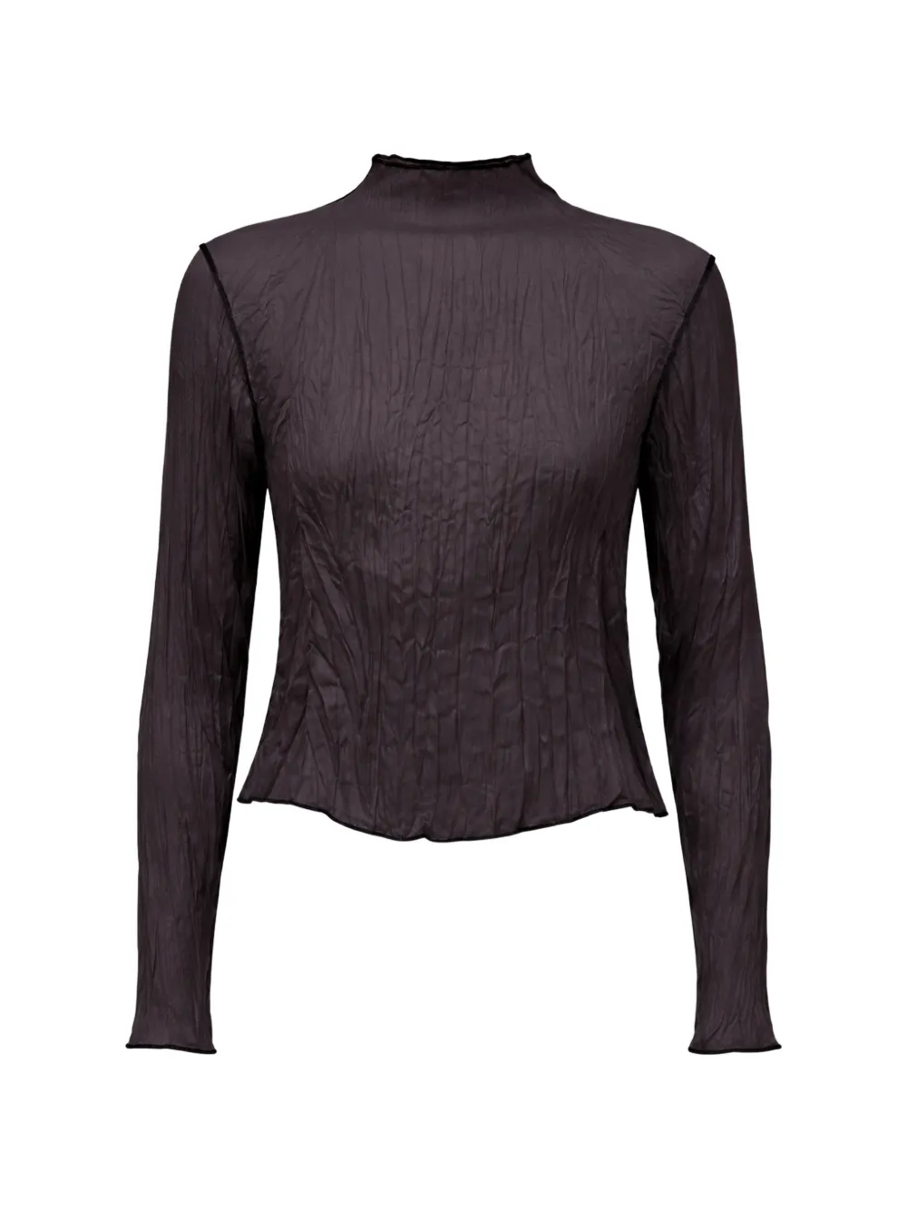 Osklen wrinkled satin blouse - Viola