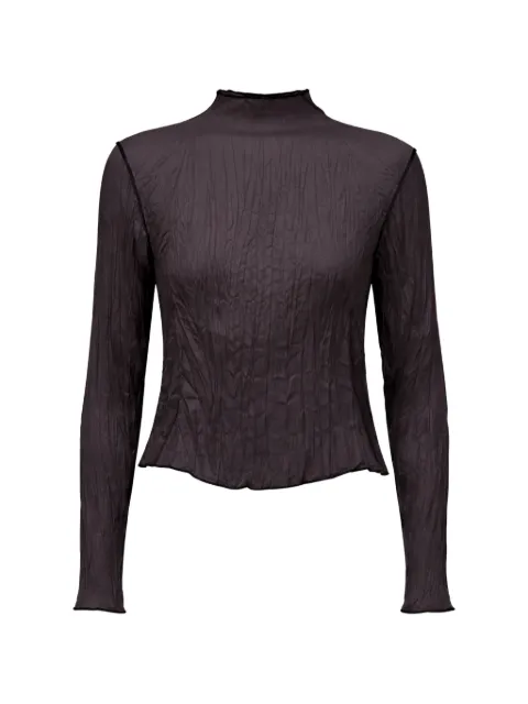 Osklen wrinkled satin blouse