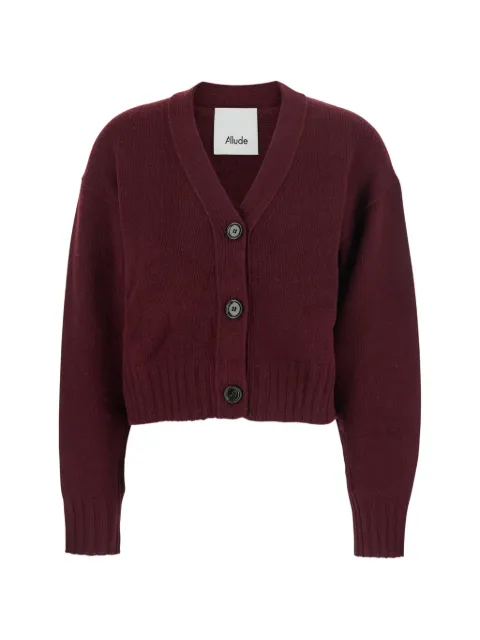 Allude cárdigan con botones y cuello en V