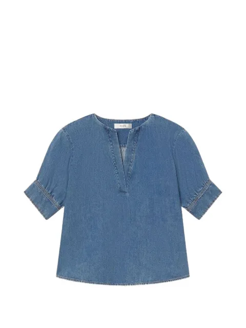 FRAME V-neck popover top