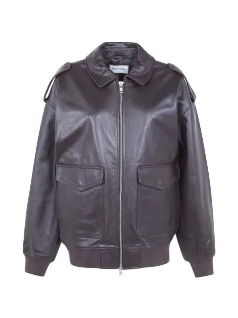 The Frankie Shop Viper leather jacket