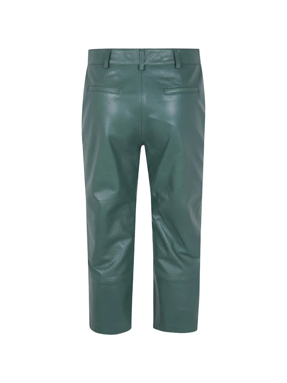 The Frankie Shop Lior leren broek Groen