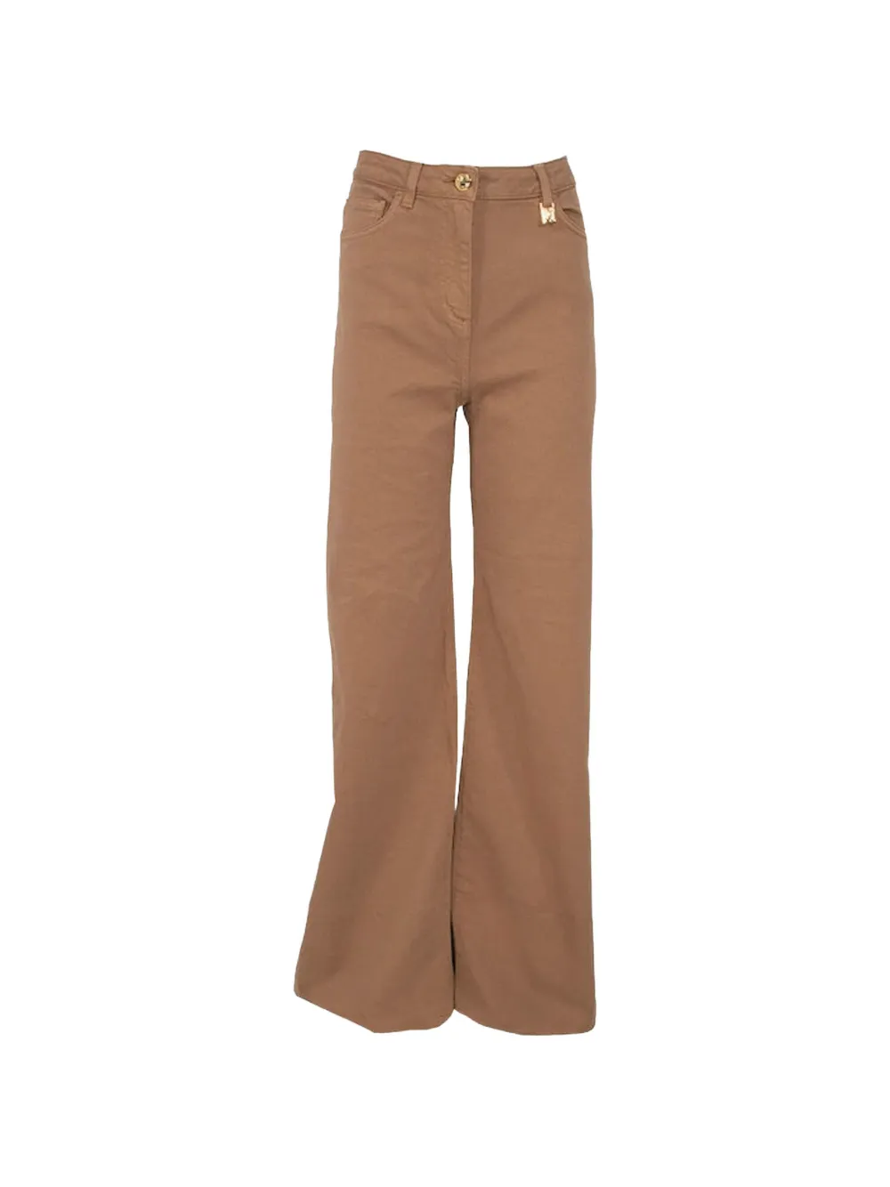 Elisabetta Franchi Jeans mit weitem Bein - Braun