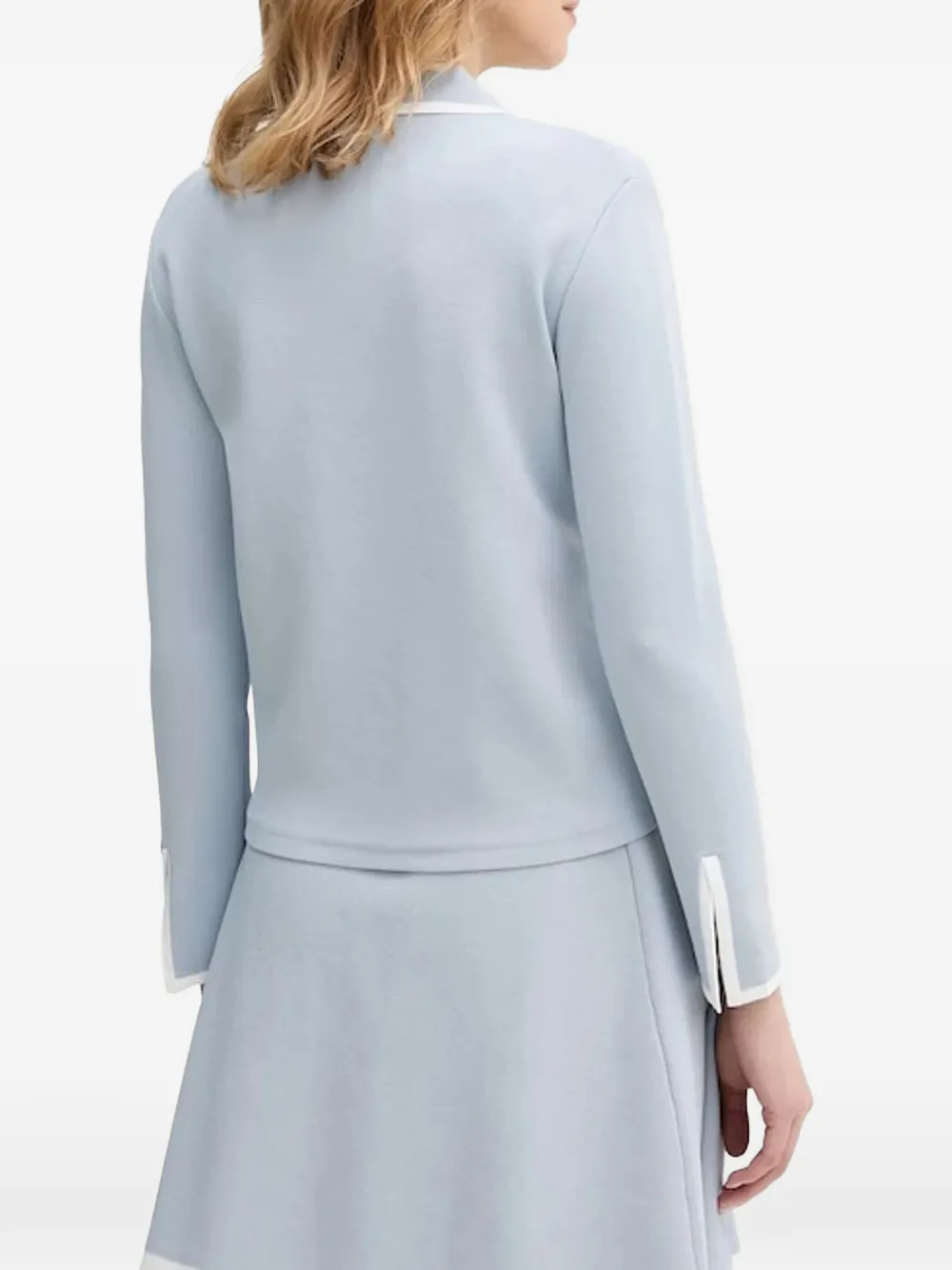 Karl Lagerfeld Vest met dubbele rij knopen Blauw