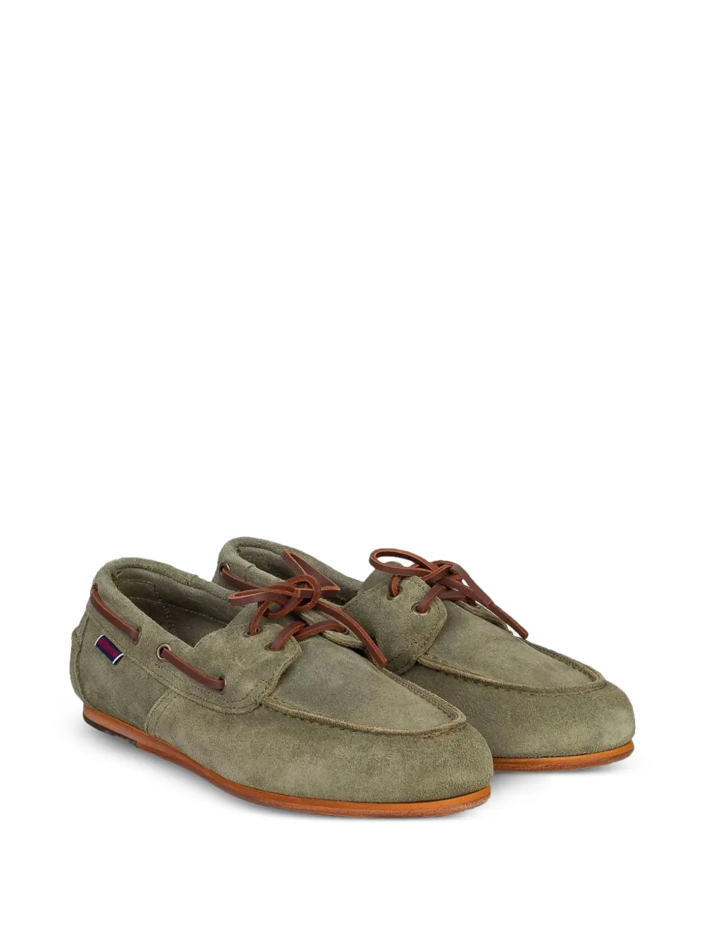Sebago Owen loafers met veters Groen