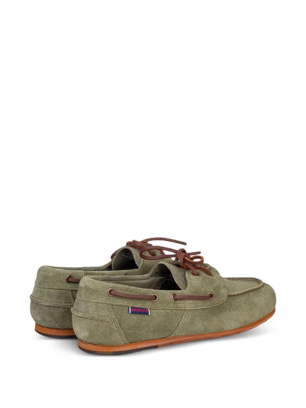 Sebago Owen loafers met veters Groen