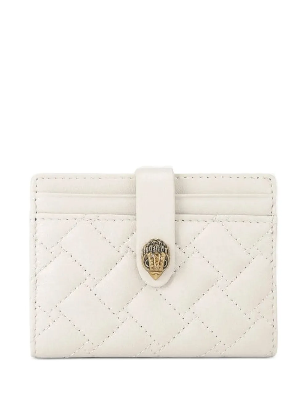 Kurt Geiger London Kensington quilted card wallet - Bianco