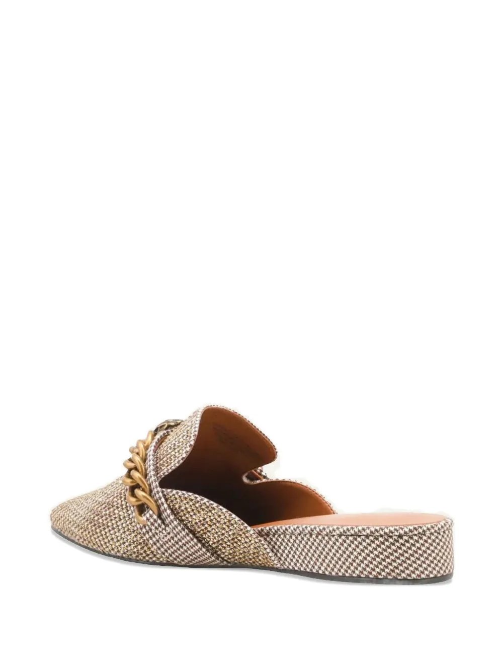 Kurt Geiger Chelsea muiltjes met kettingdetail Beige