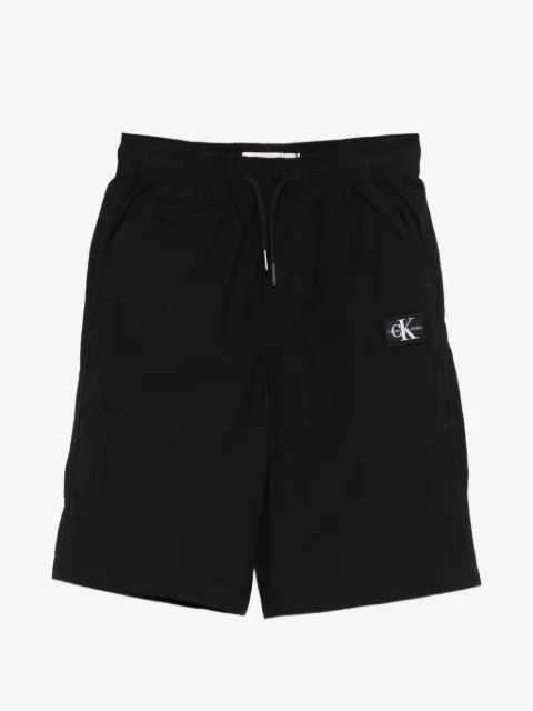 Calvin Klein Kids shorts con parche del logo y cordones en la pretina