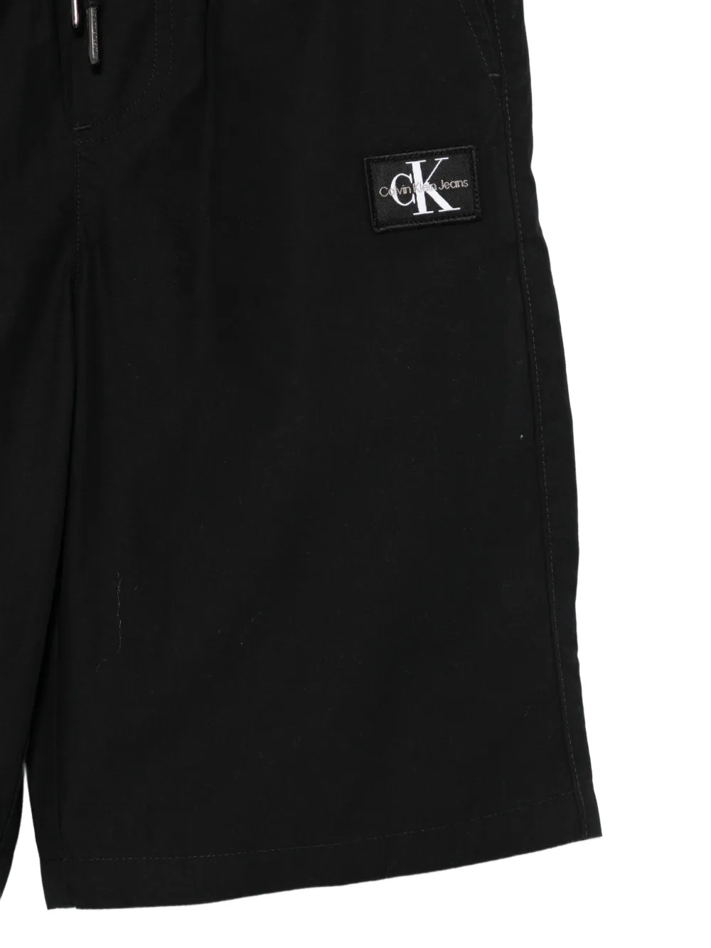 Calvin Klein Kids Shorts met logopatch Zwart