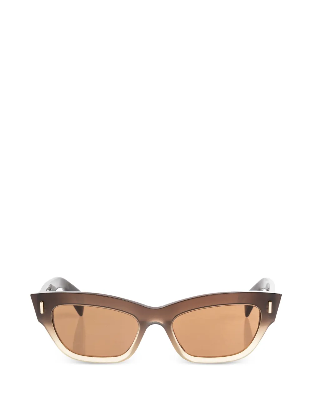 Alexander McQueen Eyewear cat-eye frame sunglasses - Marrone