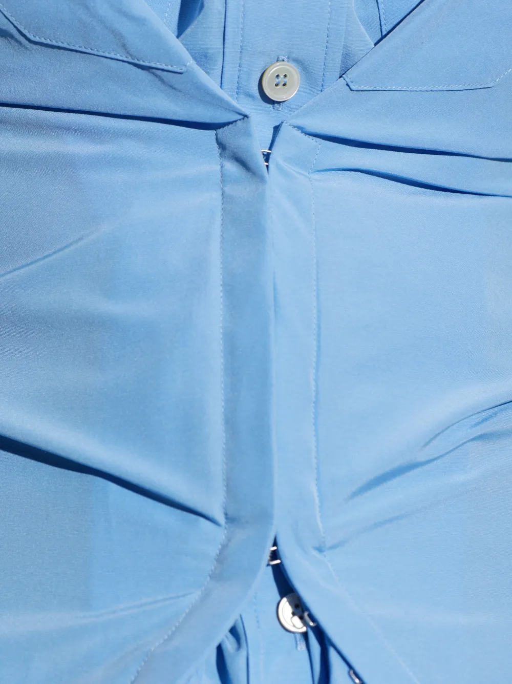 Alexander McQueen Asymmetrische jurk Blauw
